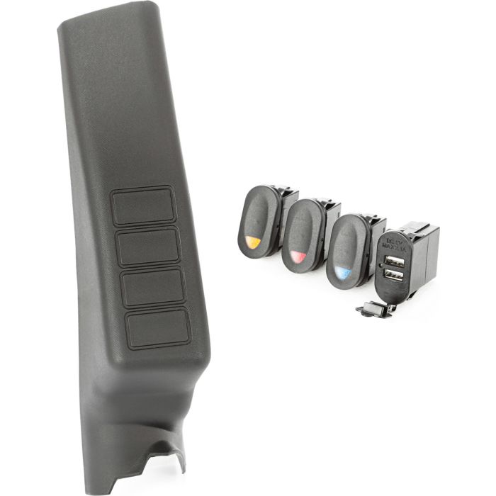 A-PILLAR SWITCH POD W/USB PORTS 11-16