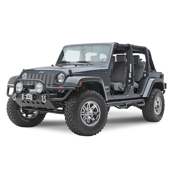 Smittybilt  Nerf Step Side Bars for 07-18 Jeep Wrangler Unlimited JK 4 Door