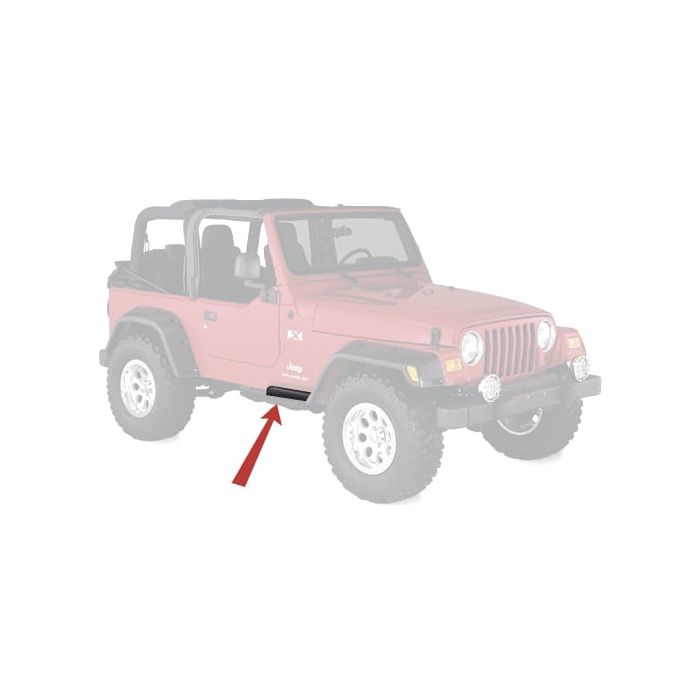 Crown Automotive  Front Fender Flare Extension for 97-06 Jeep Wrangler TJ
