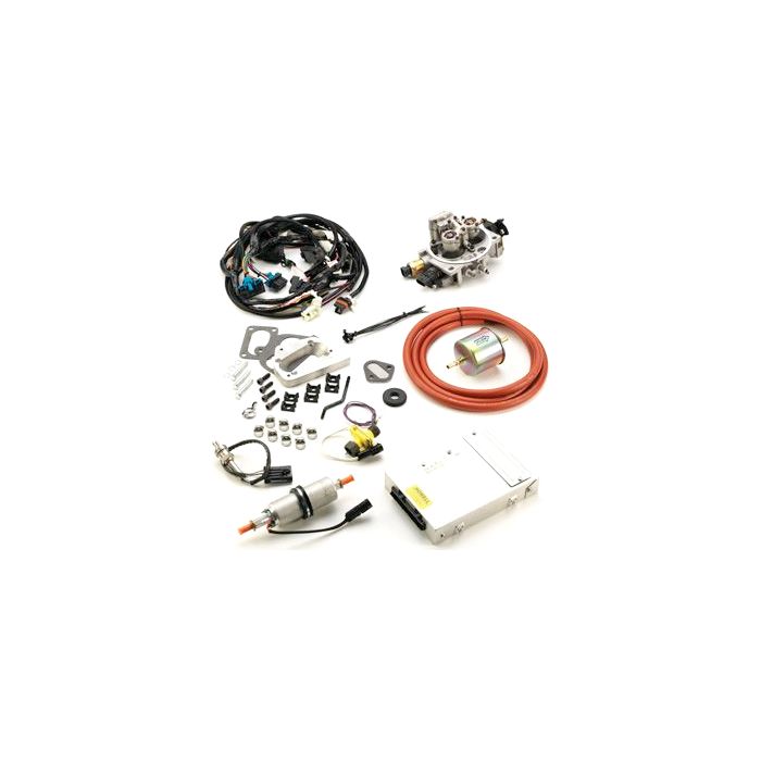 Howell Engine Developments K247B-4BL Fuel Injection Conversion for 72-81 Jeep CJ-5, CJ-6, CJ-7& CJ-8 with AMC-304 8 Cylinder, 4 Barrel Carb & Original Manifold