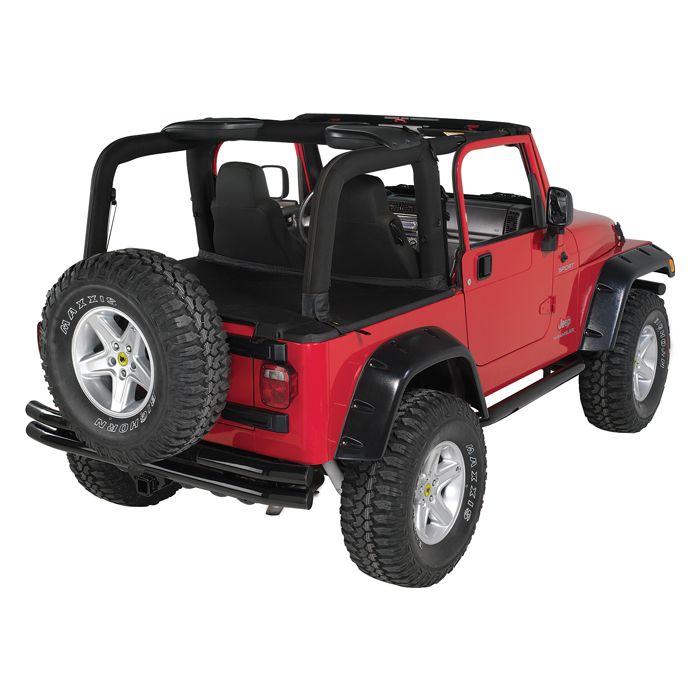 DOUBLE TUBE RECEIVER BUMPER BLACK 87-95 353-111