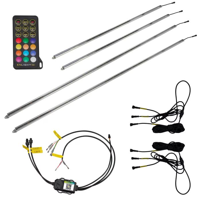 COLORTRAIL 4-Piece RGBW LED Underbody Strip Light Kit