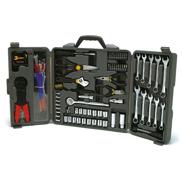 Performance Tool W1519 265PC Tool Set in Plastic Carrying Case 