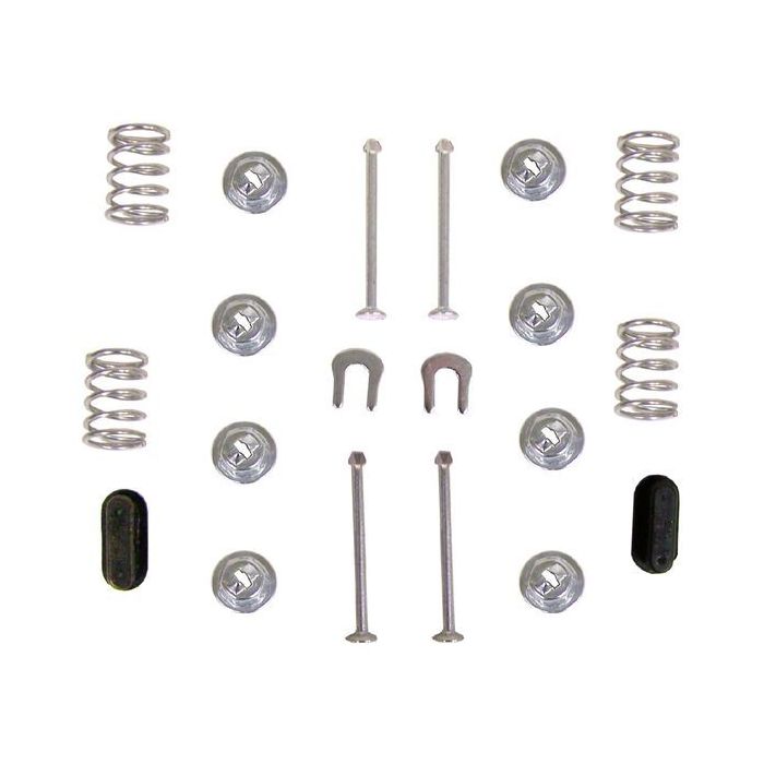 Crown Automotive J0937952 Brake Shoe Hold Down Kit for 69-78 Jeep CJ-5, 69-75 CJ-6&344; 72-73 Commando & 64-73 SJ & J Series with 11" Drum Brakes