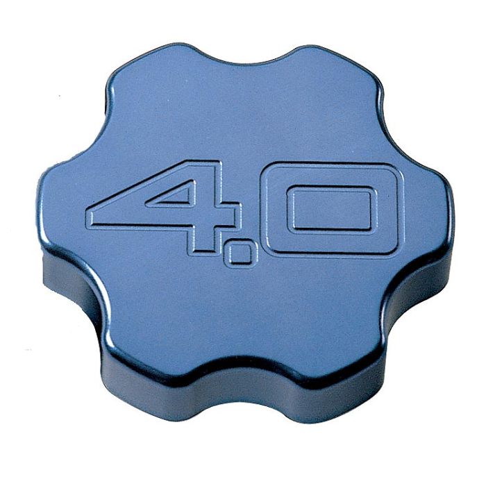 OIL FILL CAP 4.0L ALL 6 NIB CAPS-BLUE