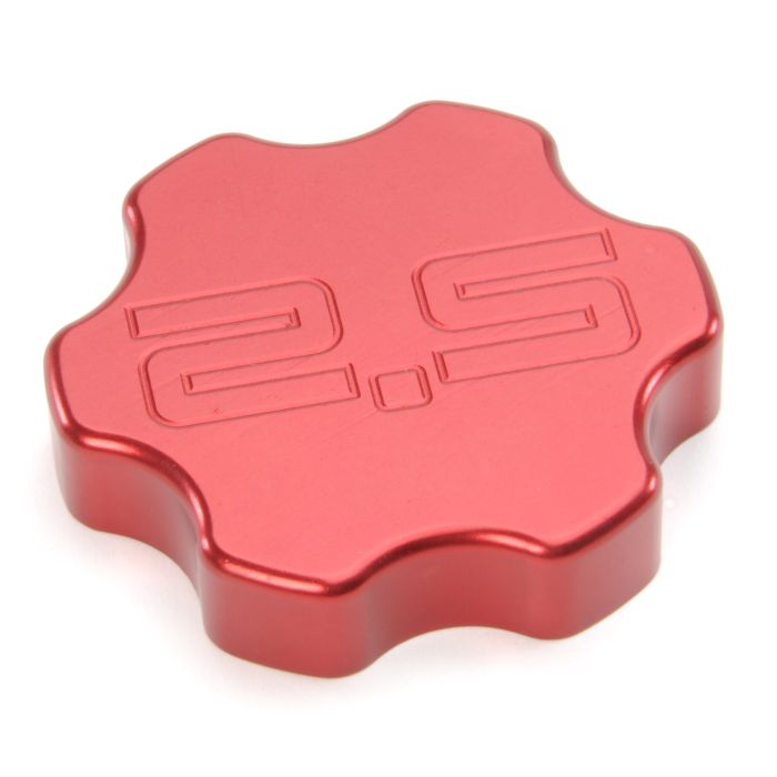 OIL FILL CAP 2.5L ALL 6 NIB CAPS-RED