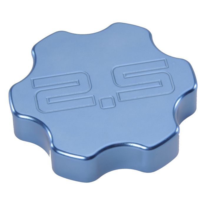OIL FILL CAP 2.5L ALL 6 NIB CAPS-BLUE