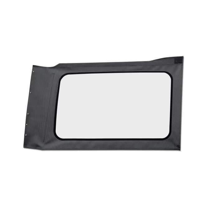 OE JL Replacement Windows - Jeep 2018-23 Wrangler JL (Quarter Right Hand; 4-Door; Black Vinyl; Clear)