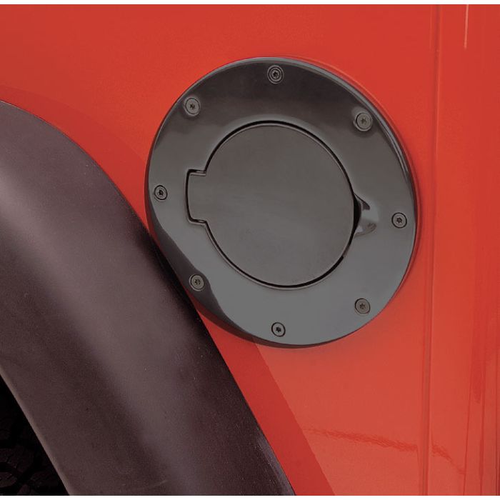 BILLET STYLE GAS HATCH 97-06 TJ BLACK