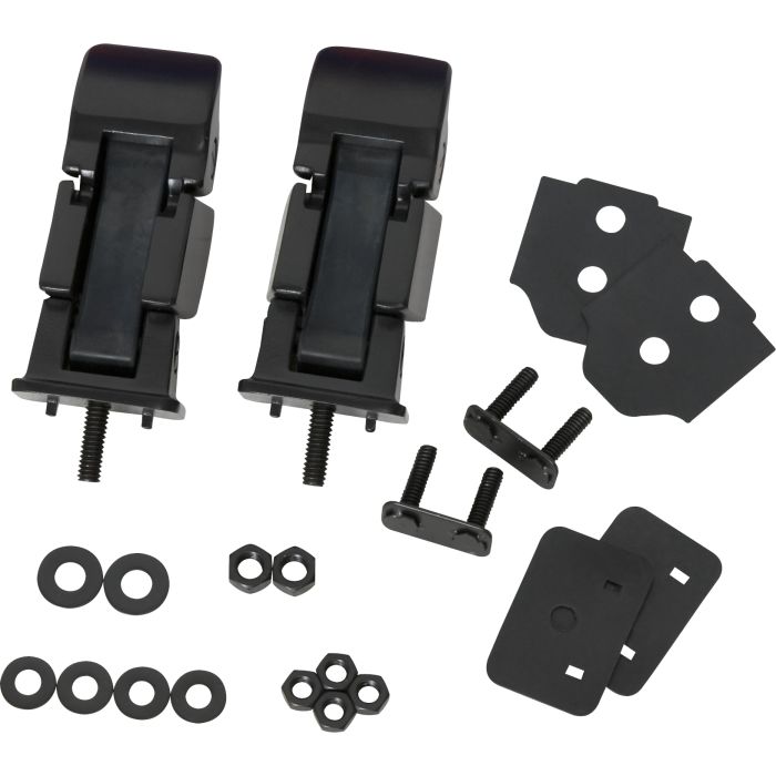 Kentrol  Stainless Steel Hood Latch Set for 97-06 Jeep Wrangler TJ & Unlimited