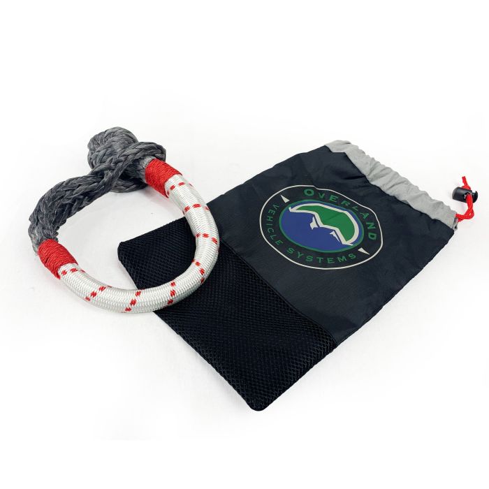 Overland Vehicle Systems  Soft Shackle with Loop & Storage Bag 