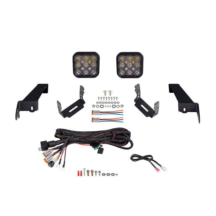 Diode Dynamics DD7281 SS5 CrossLink Bumper Pro Driving Pod Light Kit  for 18-22 Jeep Wrangler JL