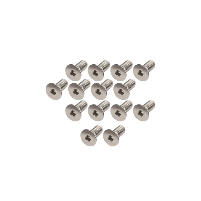 Kentrol 30735 Stainless Steel Windshield Hinge Screw Set  for 97-06 Jeep Wrangler TJ