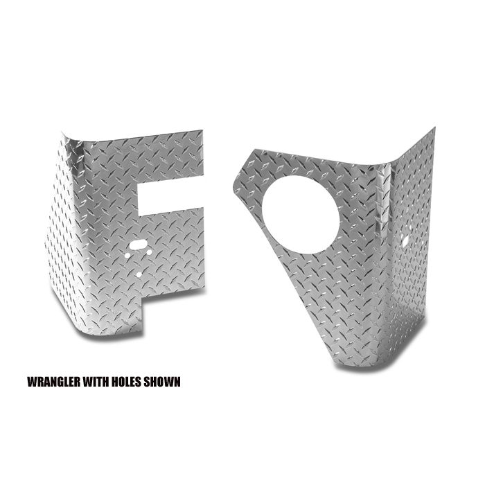 DIA PLATE CORNERS CJ8 ALUMINUM