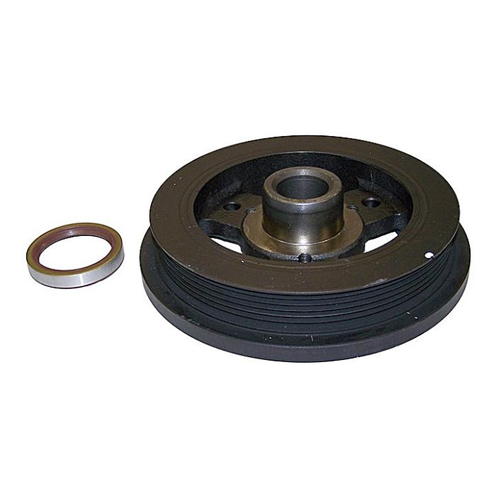 Crown Automotive 33002920K Harmonic Balancer Kit  for 90-06 Jeep Wrangler YJ, TJ & Unlimited; 87-01 Cherokee XJ & Comanche MJ and 93-04 Grand Cherokee ZJ & WJ with 4.0L Engine 
