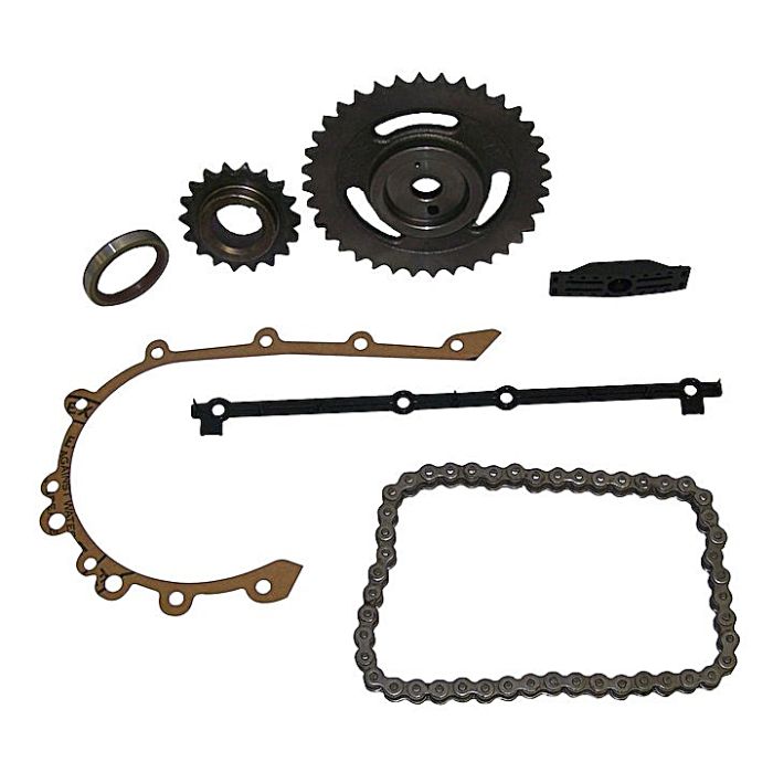 Crown Automotive 33002977K Timing Chain Kit  for 91-93 Jeep Wrangler YJ; 87-93 Cherokee XJ & Comanche MJ and 1993 Grand Cherokee ZJ with 4.0L Engine 