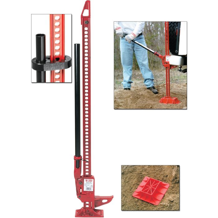 Hi-Lift  Jack with Handle Keeper & Off Road Base 