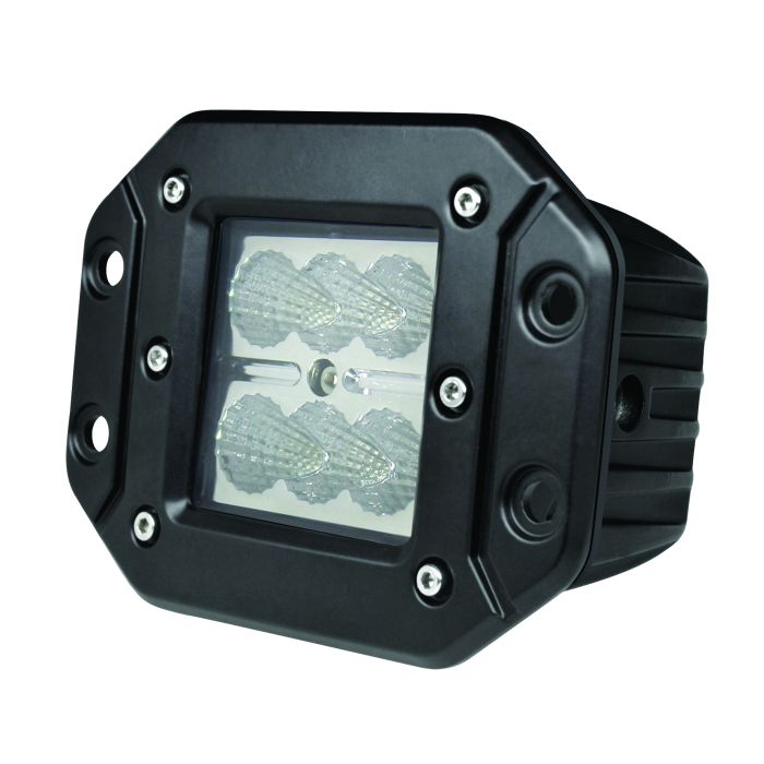 Hella 357204021 ValueFit  Cube 6 LED Flood Light  Flush Mount