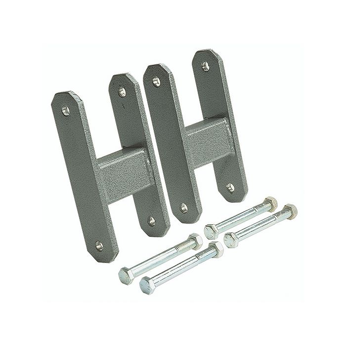 1 1/2 HD LIFT SHACKLE KIT 76-86 CJ FRT