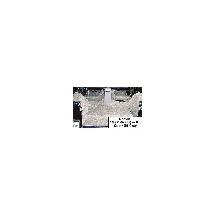 DELUXE CARPET SET GRAY 76-95 CJ7/YJ