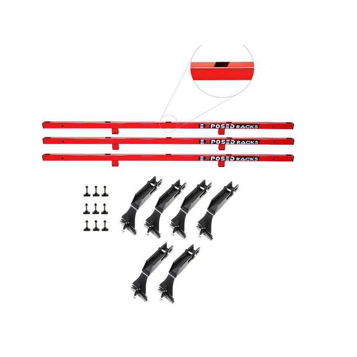 EXPOSED NODRL TENT RACK JK 4DR HDTOP RD