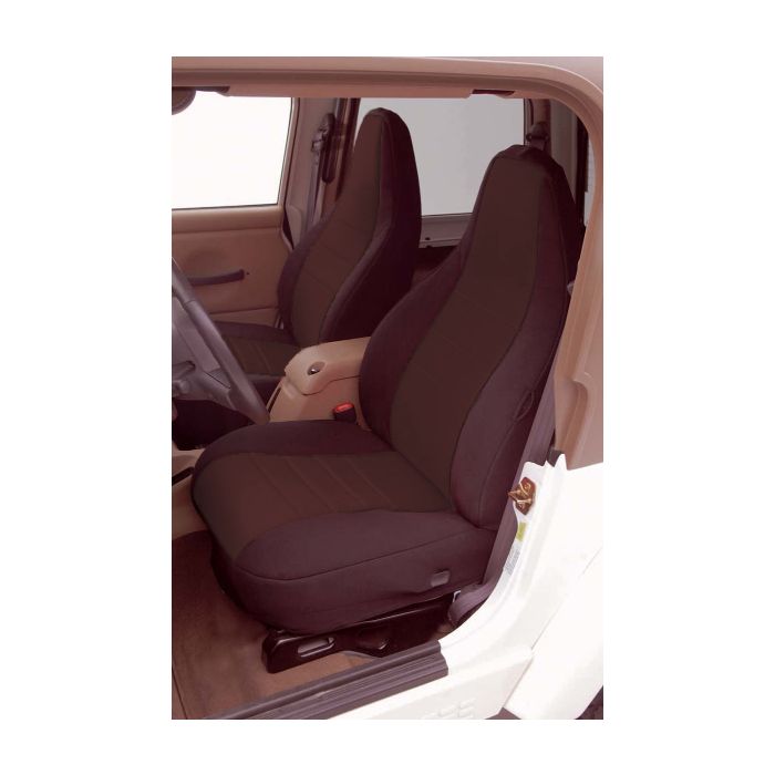 Rugged Ridge Neoprene Custom-Fit Front Seat Covers for 97-02 Jeep Wrangler TJ