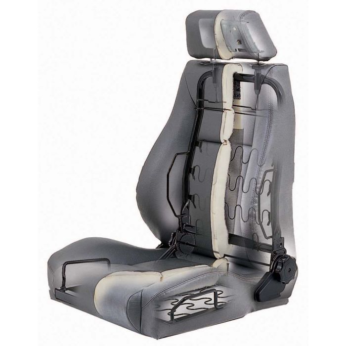 Rugged Ridge  Super Seat in Vinyl for 76-02 Jeep CJ-5, CJ-7, CJ-8 Scrambler & Wrangler YJ, TJ