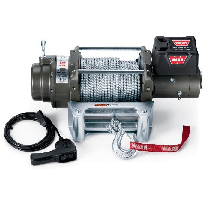 WARN 17801 M12000 Self-Recovery Winch (12V DC) 