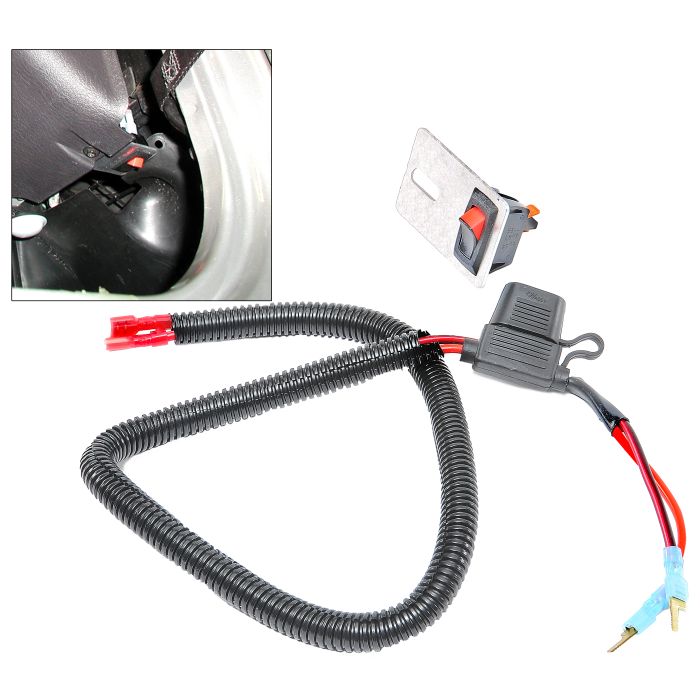 DOME LIGHT BYPASS SWITCH W/HARNESS-TJ