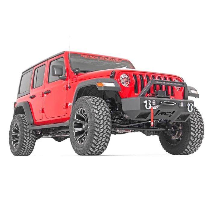 Rough Country  3.5in Suspension Lift Kit Stage 2 with Control Arm Drop  for 18-23 Jeep Wrangler JL Unlimited