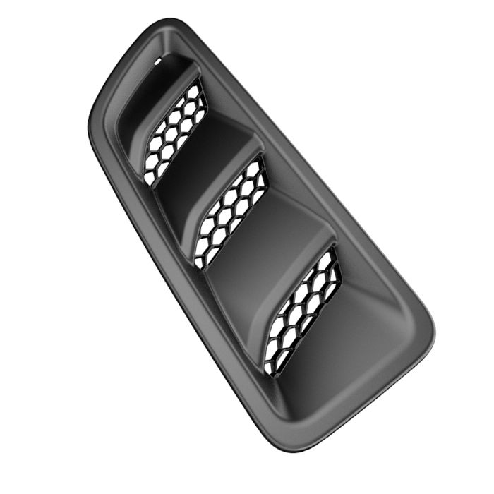 Mopar   Hood Air-Inlet Bezel for 18-20 Jeep Wrangler JL and Gladiator JT