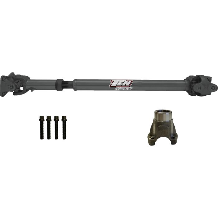 Ten Factory TFF1310-2192  Front 1310 Solid CV Driveshaft with Flange for 20-25 Jeep Gladiator JT Rubicon, Sport, & Overland