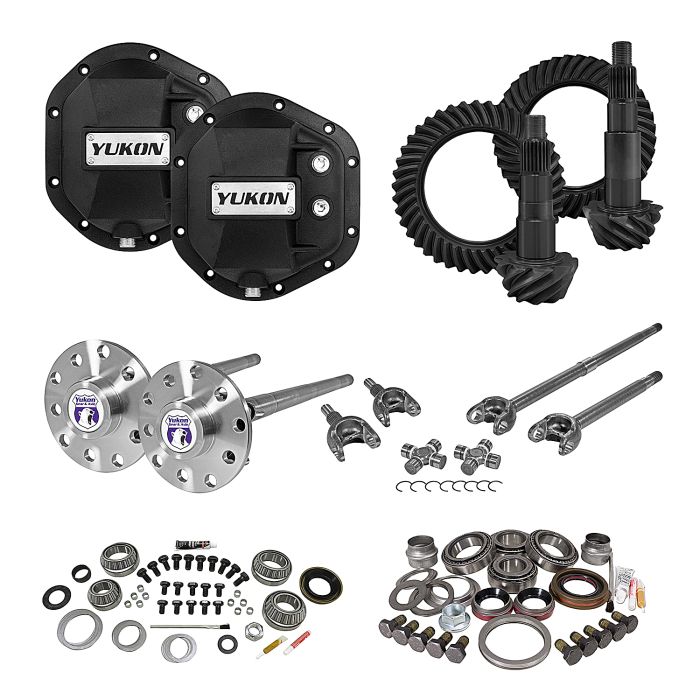 Stage 4 Re-Gear Kit upgrades front & rear diffs, 24 spl, incl covers/fr&rr axles