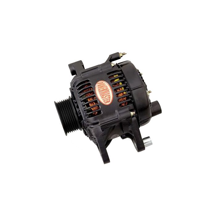 Powermaster 53311 170 / 110 Amp Alternator in Black for 91-01 Jeep Wrangler YJ, TJ & Cherokee XJ