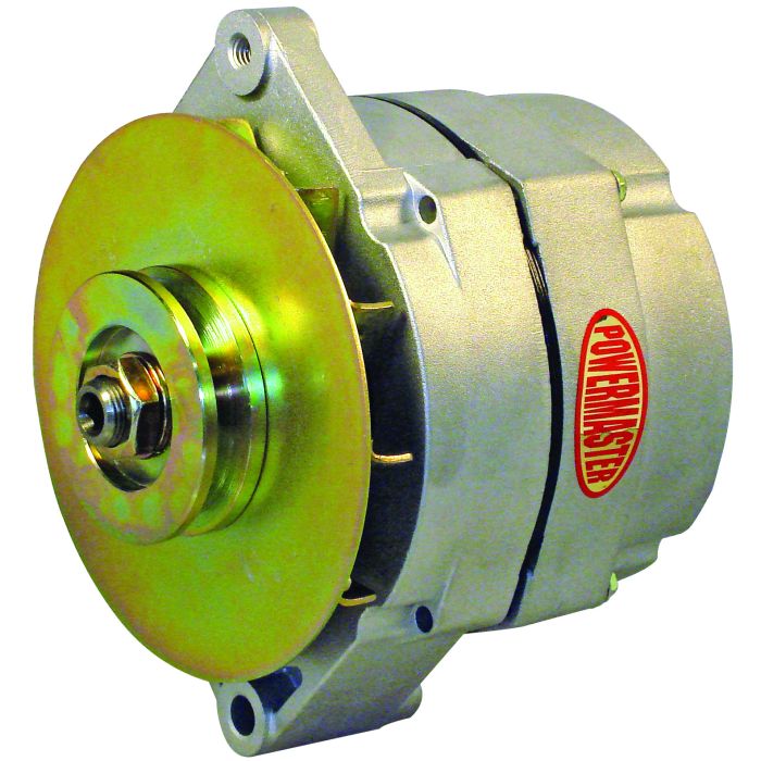 Powermaster 47294  140 / 80 Amp Alternator in Natural Finish for 81-90 Jeep CJ & Wrangler YJ