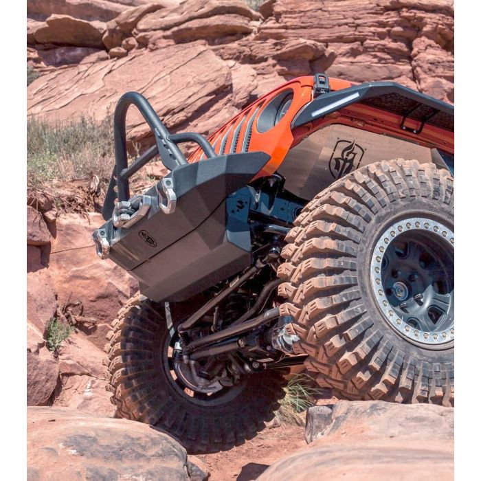 Road Armor 5182SPB Stealth Front Skid Plate for 18-20 Jeep Wrangler JL & Gladiator JT with Stealth Mid Width Front Bumper