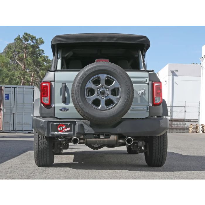 aFe Power  Vulcan Series 304 Stainless Steel Cat-Back Exhaust System for 21-26 Ford Bronco with 2.3L & 2.7L Engine