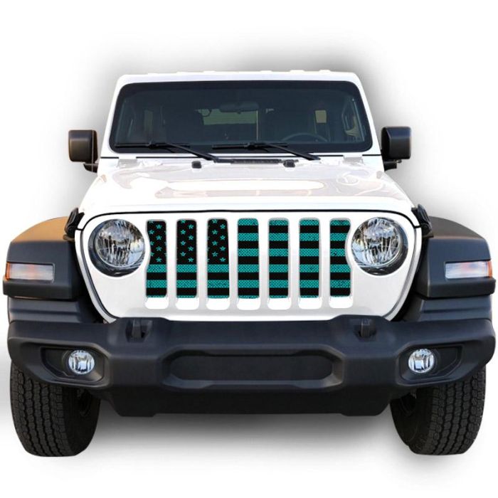 UTS JL DIST BLK/LITE BLUE GRILLE INSERT