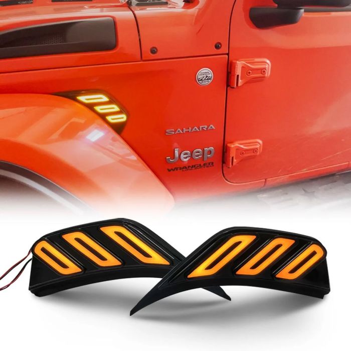 American Modified  LED Fender Lights for 18-26 Jeep Wrangler JL & Gladiator JT