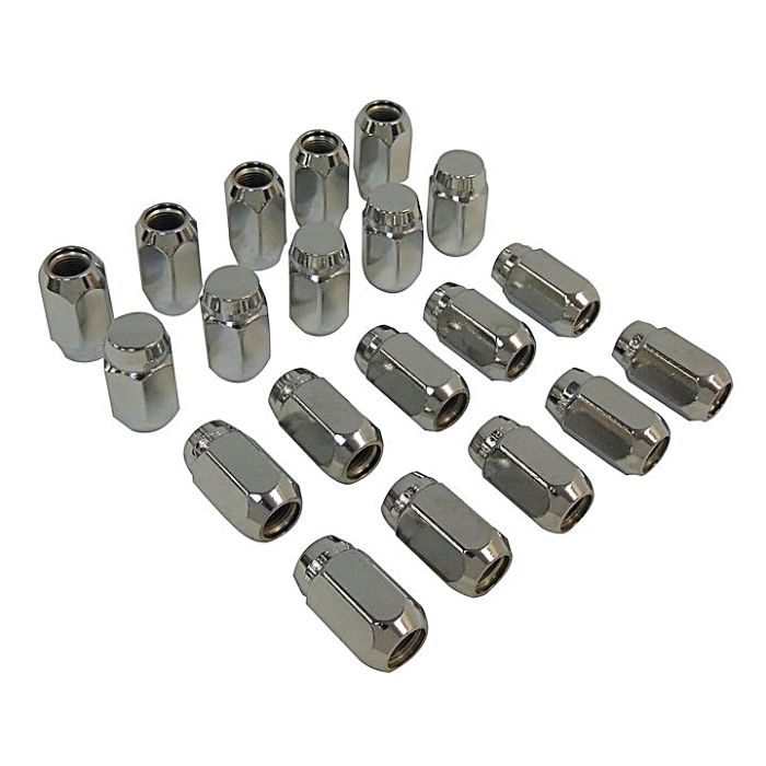 Crown Automotive 4005694K Chrome Lug Nut Kit  for 77-86 Jeep CJ-5, CJ-7 and CJ-8