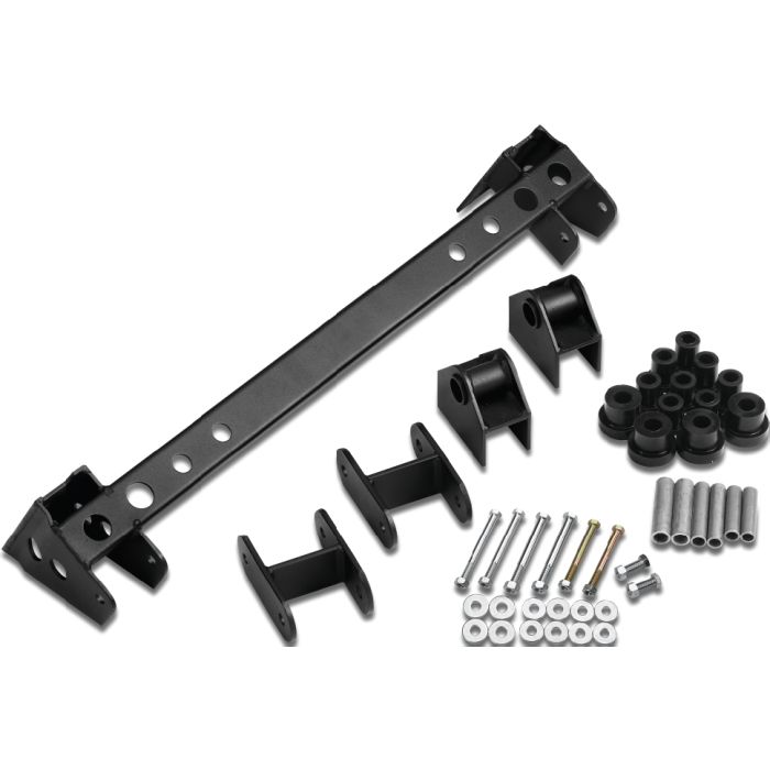 Warrior Products SR-180-1 1-1/2" Lift Shackle Reversal System for 55-75 Jeep CJ5