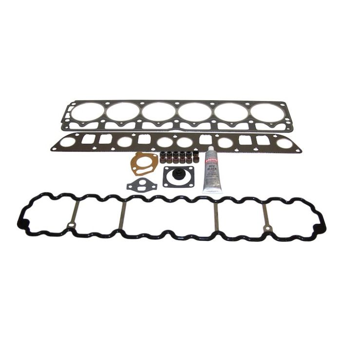 Crown Automotive 4636982AD Upper Valve Grind Gasket Set for 91-99 Jeep Wrangler YJ & TJ; 91-98 Cherokee XJ & Comanche MJ and 93-98 Grand Cherokee ZJ with 4.0L Engine