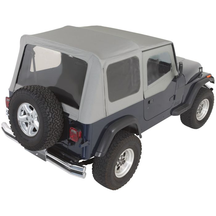 Rampage Products  Complete Soft Top Kit with Upper Doors for 88-95 Jeep Wrangler YJ
