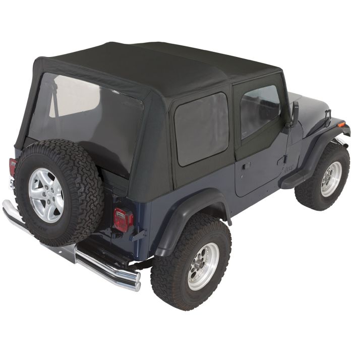 RMP COMPLETE TOP W/UPPERS 88-95 YJ BLK