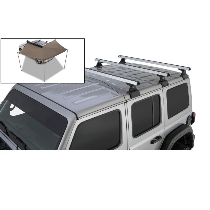 RHINO RACK HD 3BAR BB QL SIL JLU DBAT