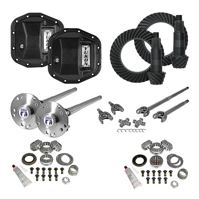 Stage 4 Re-Gear Kit upgrades front & rear diffs, 28 spl, incl covers/fr&rr axles