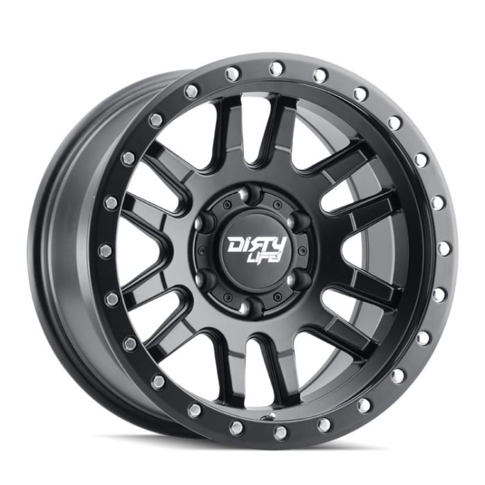 DIRTY LIFE CANYON PRO 9309 SATIN GRAPHITE/BLACK LIP 17X9 5-127 -38MM 71.5MM