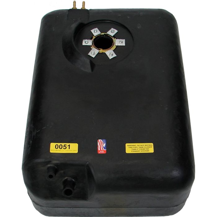 MTS 0051 Replacement 15 gallon Polyethylene Fuel Tank for 78-86 Jeep CJ-5, CJ-7 & CJ-8