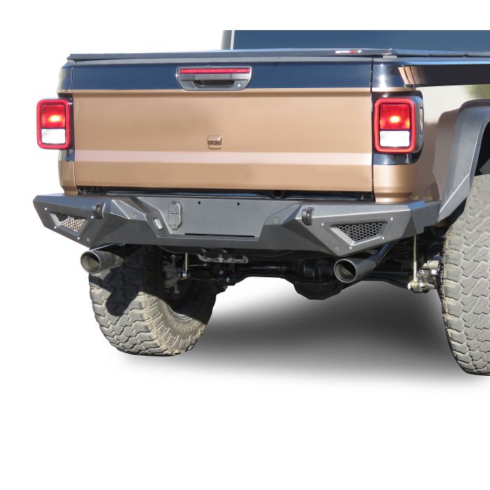 Black Horse Offroad ARB-JG20 Armour Heavy Duty Rear Bumper for 20-23 Jeep Gladiator JT