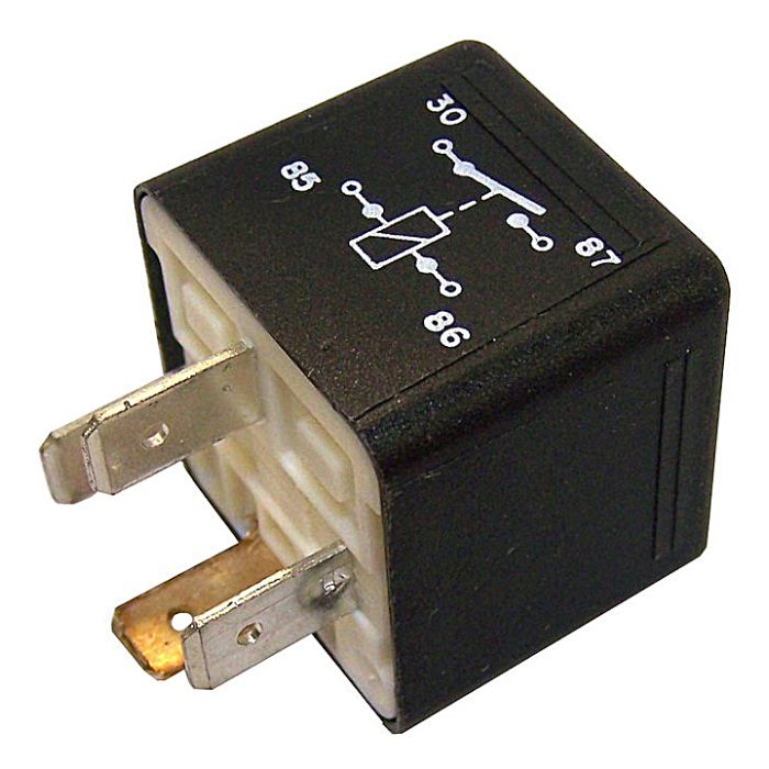 Crown Automotive 4504215 Relay  for 82-83 Jeep CJ; 87-93 Wrangler YJ and 84-94 Cherokee XJ & Comanche MJ 